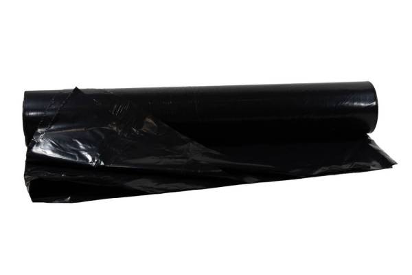 Polietileno plėvelė 6m x 120m x 100my pusrankovė juoda