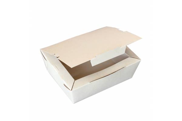 Disposable paper lunch box 1000ml / 60pcs.