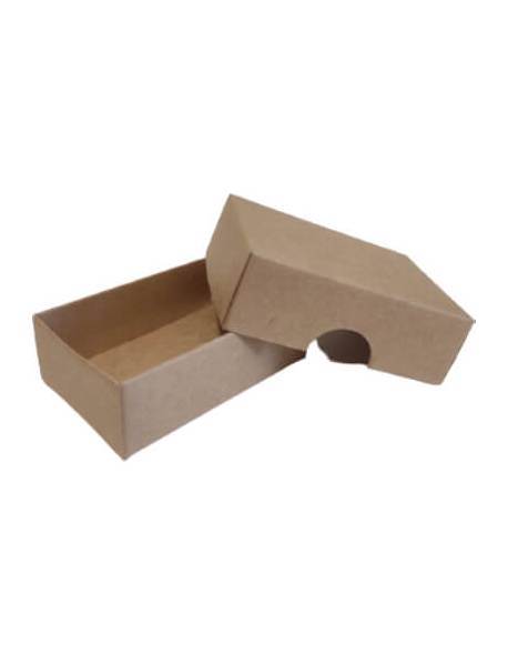 Cardboard box of 2 parts (XS) 80x55x25mm