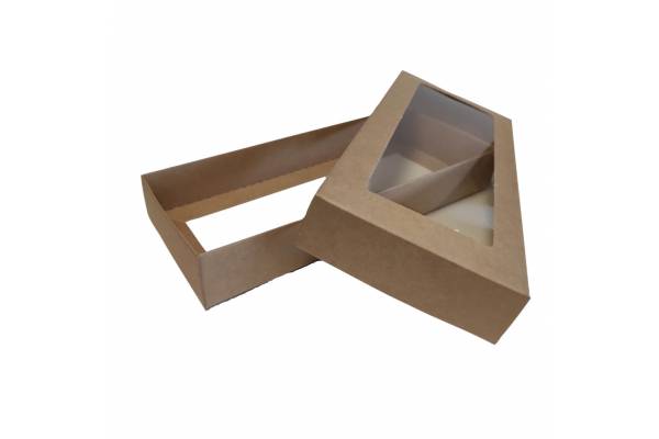 Cardboard box with PVC box, 2-part (S) 200х90х30mm