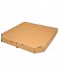Kartoninė dėžė picai 420x420x35mm, Ruda