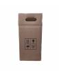 Kartoninė dėžutė 600mm x 340mm x 540mm 5 sl. ruda su rankenom dėžės atvertimuose BC20R + SPAUDA 165vnt/pl.