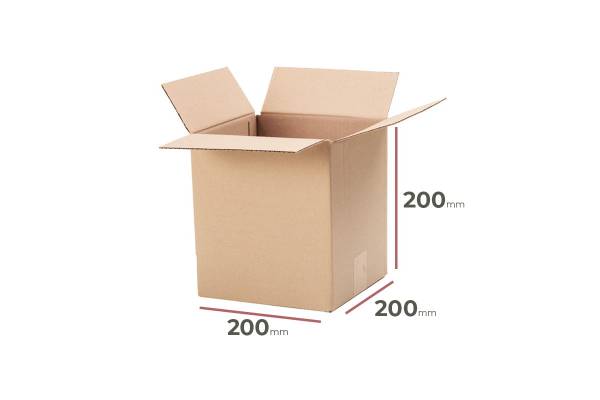 Kartoninė dėžė.200 x 200 x 200 BC20R ,F0201, 5sl.